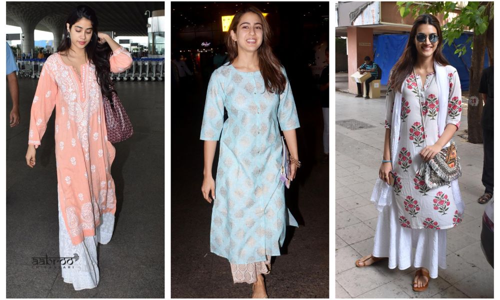 Chikankari Kurtis Fashion Popularities in Bollywood