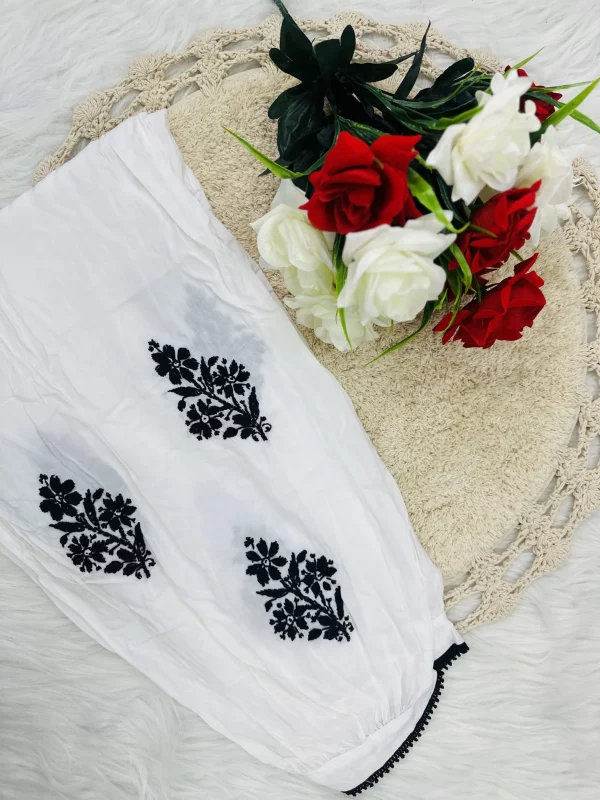 MODAL DHOTI SET WITH PAKISTANI EMBROIDERY